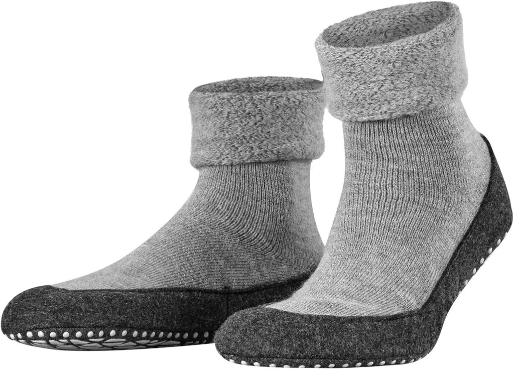 FALKE Herren Cosyshoe Stoppersocken atmungsaktive klimaregulierende geruchshemmende Wolle rutschfeste Noppen auf der Filzsohle komfortabel warm mit Plüsch strapazierfähig 1 Paar