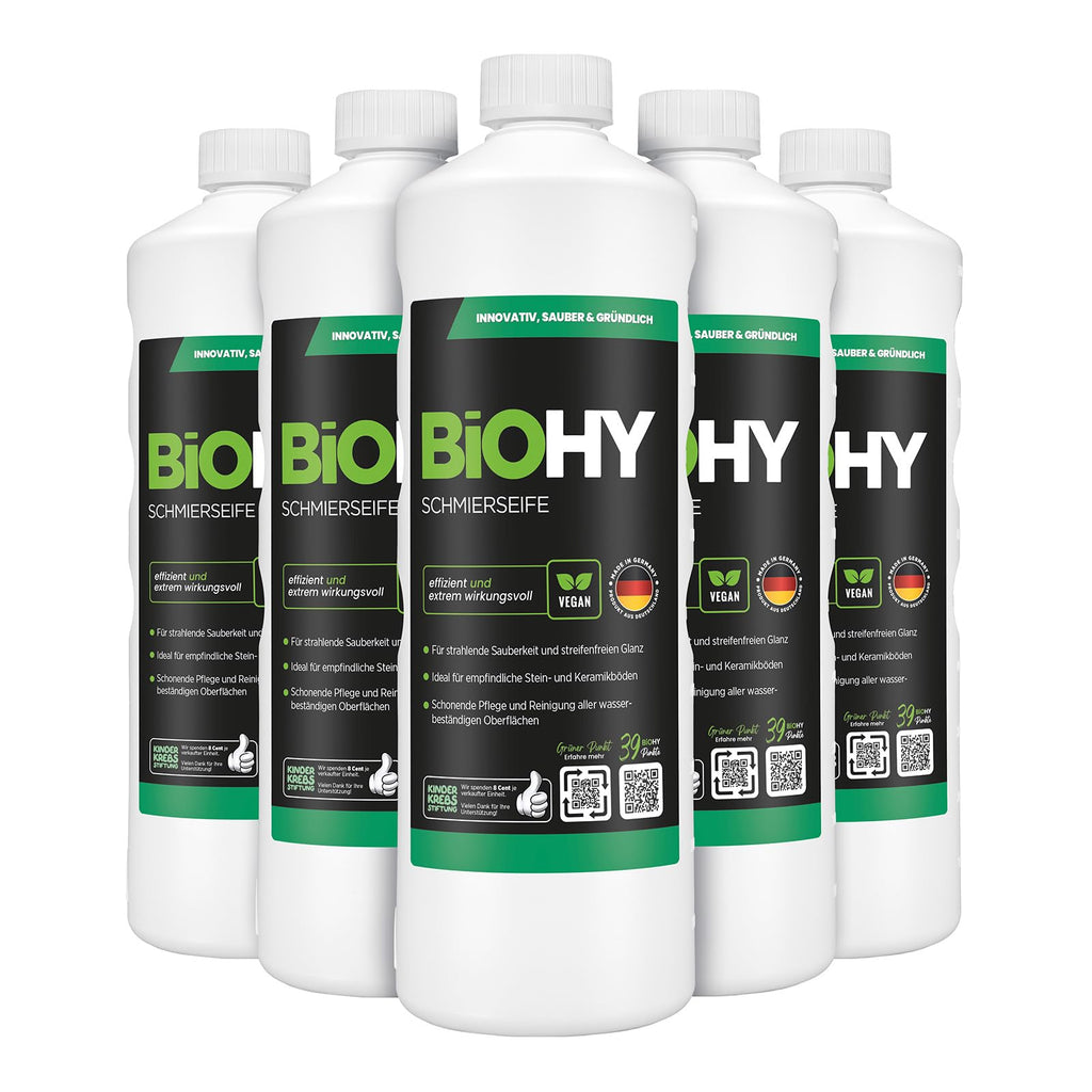 BiOHY Wischroboter Reiniger für Station mit Orangenduft (2 x 1 Liter)