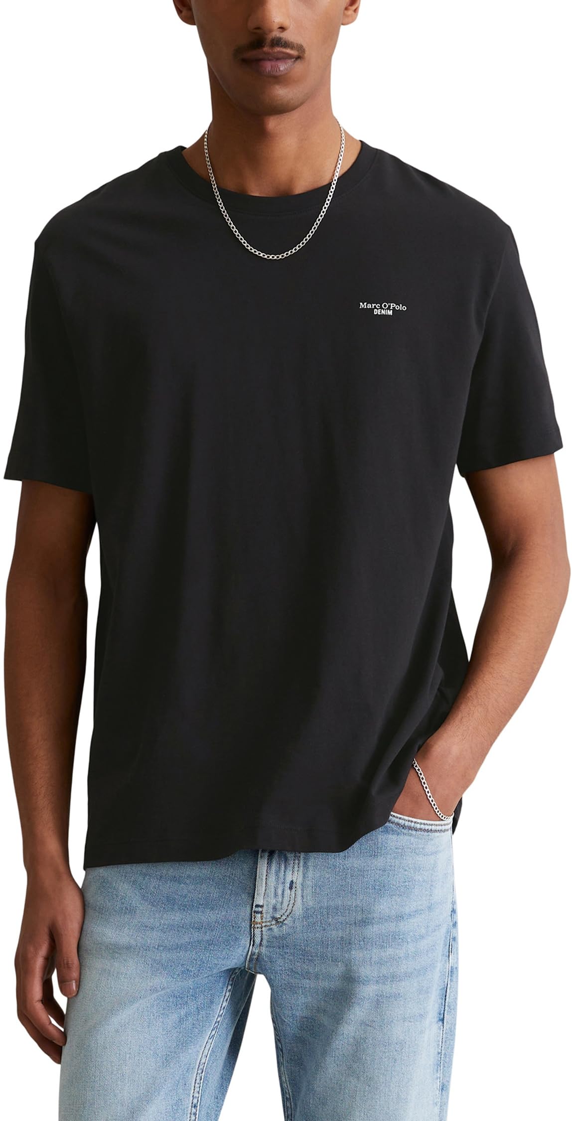Marc O'Polo Denim Herren T-Shirt aus Bio-Baumwolle Regular Fit