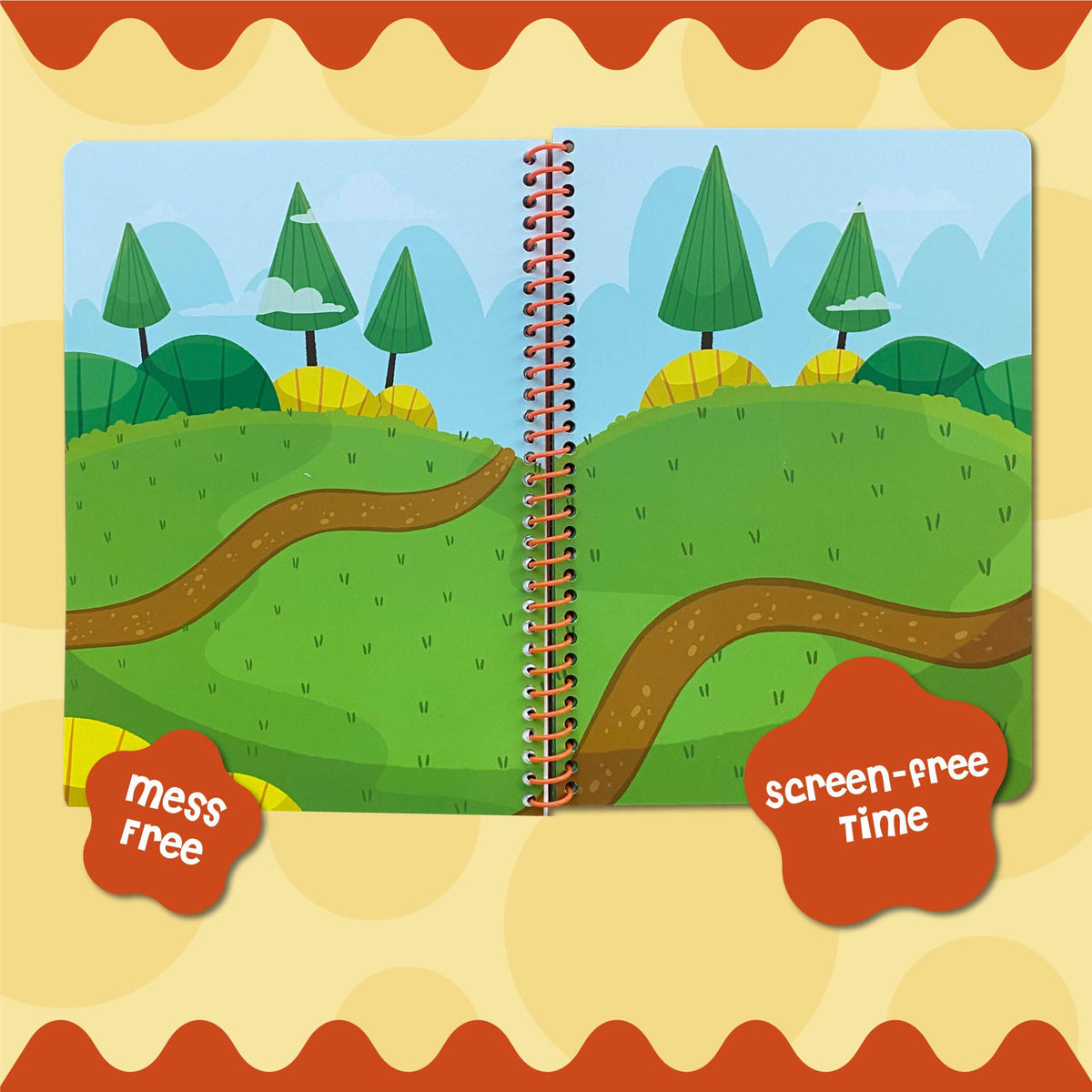 Stick4Ever Jelly Sticker Book® - for Kids - Waterproof, Easy to Clean Reusable Sticker Book for Toddlers- Reusable Road Trip Activities for Kids - Stocking Stuffers for Toddlers (Farm)