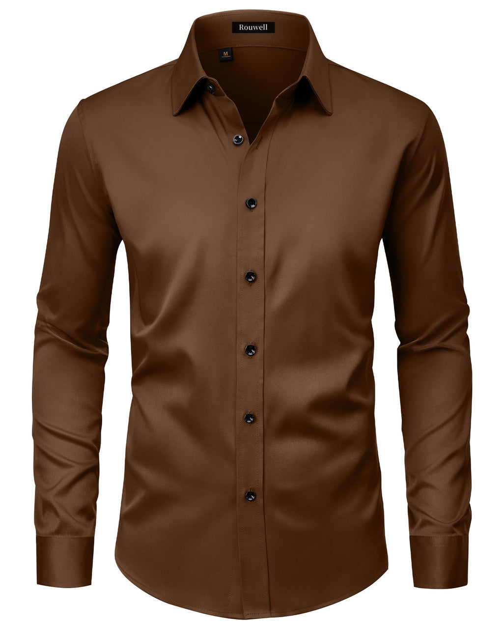 Men’s Wrinkle Free Dress Shirts Regular Fit Long Sleeve Non Iron Business Casual Wedding Stretch Button Down Shirt