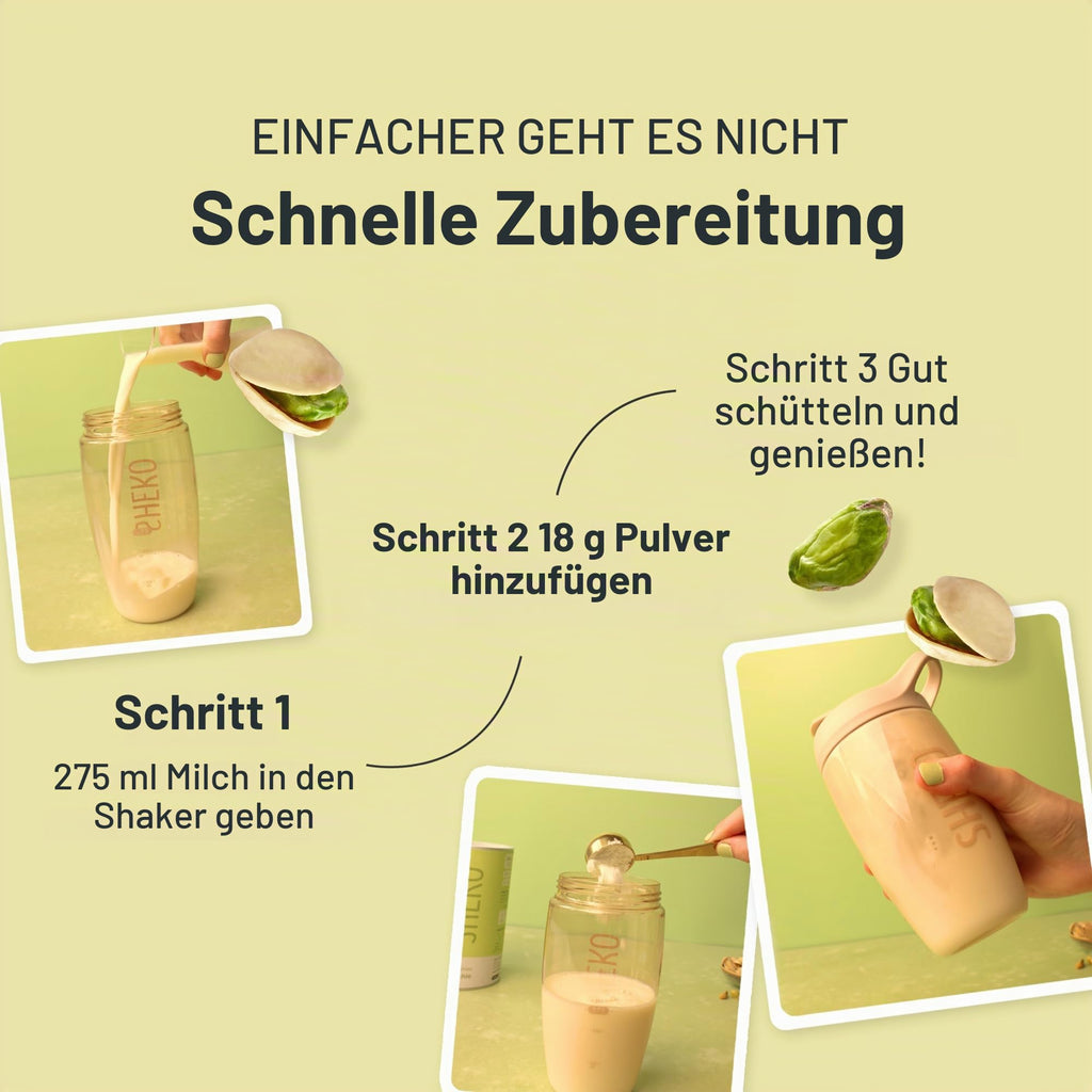 SHEKO Balance Shake Erdbeere – Mahlzeitersatz & Abnehmshake – 378 g