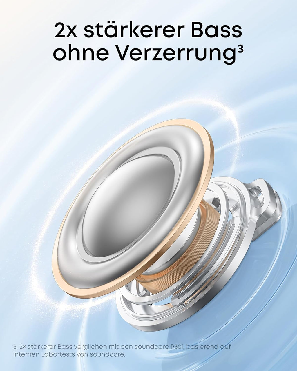 Soundcore by Anker P31i kabellose Bluetooth-Kopfhörer, Hi-Res Sound Schwarz