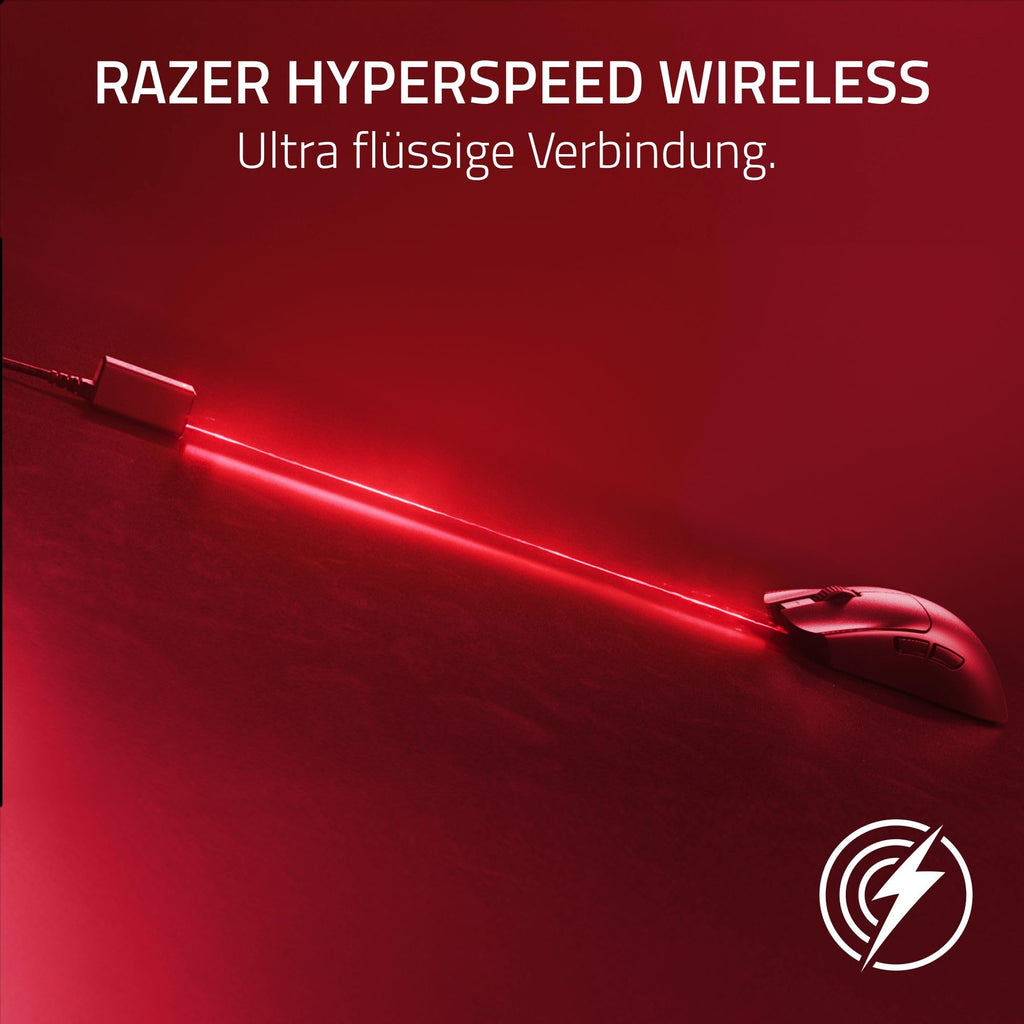 Razer Viper V3 HyperSpeed - Kabellose Esports Gaming-Maus - Focus Pro 30K DPI Sensor - bis zu 280 Std. Akku, Mechanische Maus-Switches 2th Generation - kabellose Abtastrate 4000Hz- PC/Mac | Schwarz