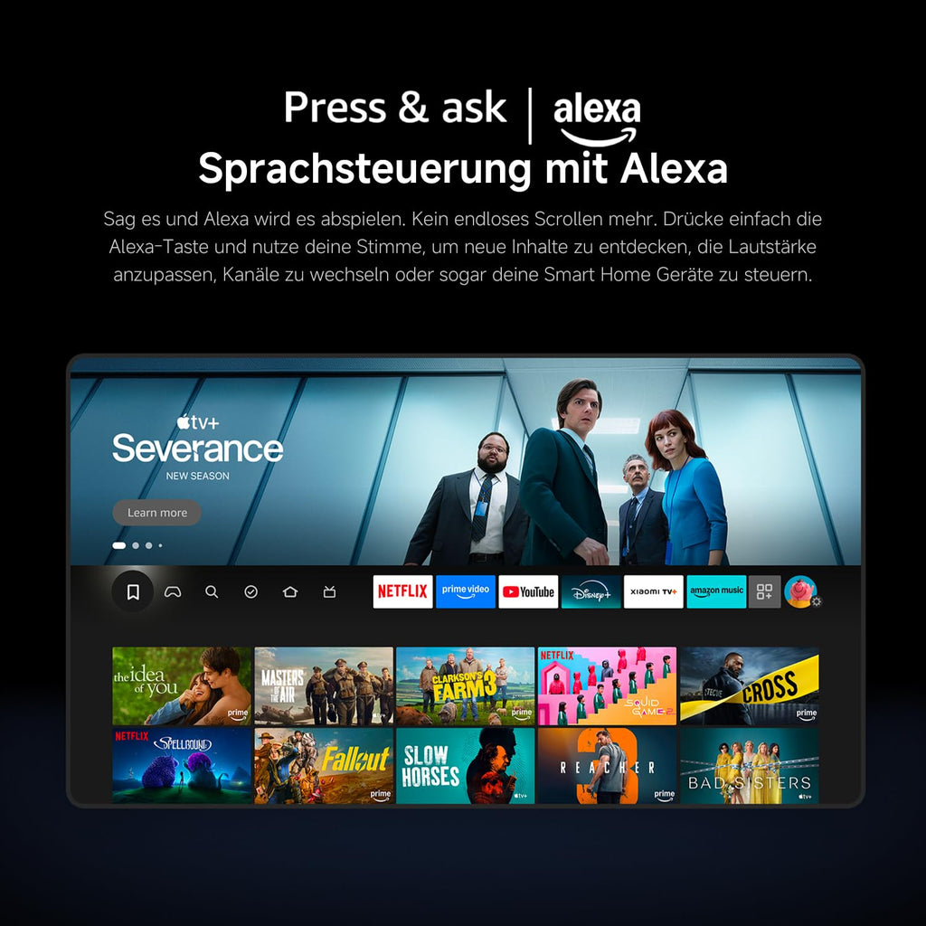 Xiaomi TV F 65 Zoll 2025, 4K UHD, Smart TV, Fire OS8, HDR10, L65MB-FAEU
