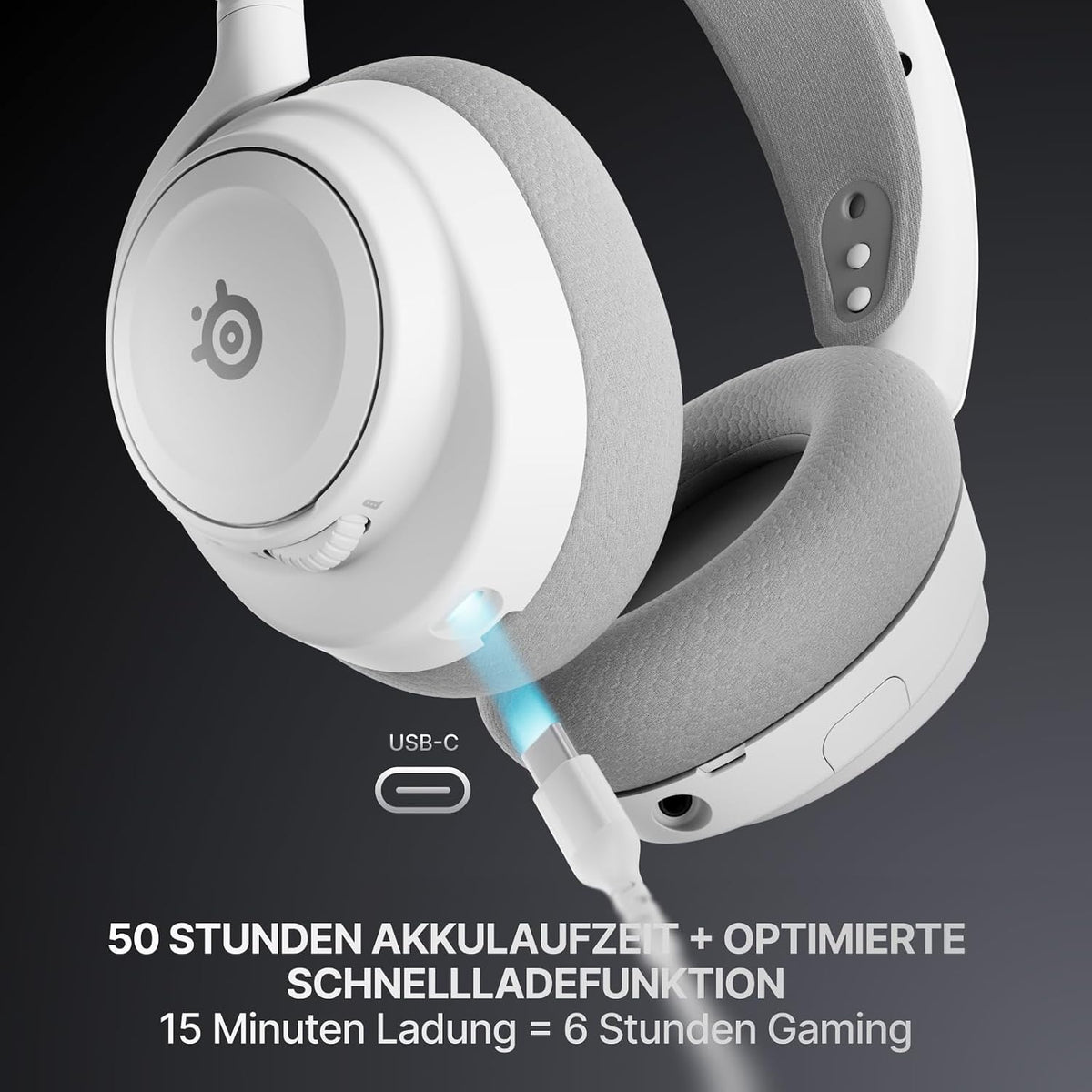 SteelSeries Arctis Nova 7 Wireless Gen 2 Multi-Plattform-Gaming-Headset - Echtzeit-App-Steuerung - Über 50 Std. Akkulaufzeit - 2,4 GHz/Bluetooth parallel möglich -PC, PS5, PS4, Switch 1/2, Mobilgeräte