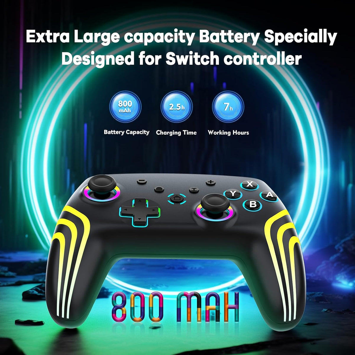 Wireless Pro Controller für Switch, Switch 2, Lite, OLED, PC