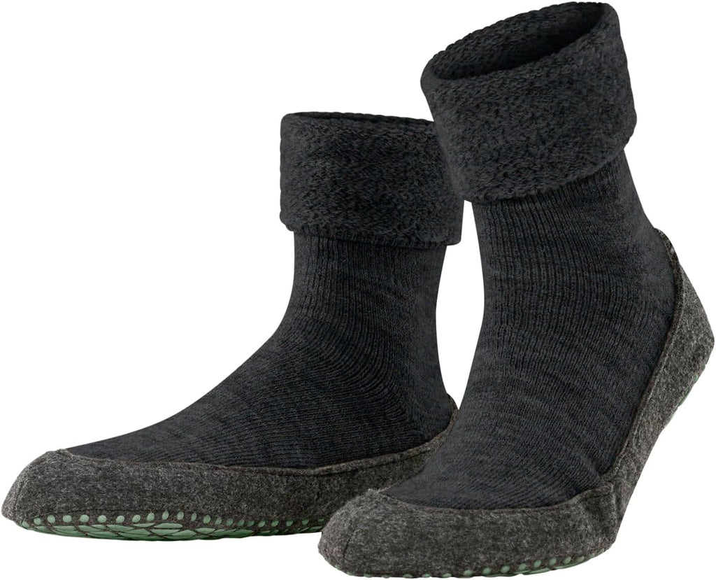 FALKE Herren Cosyshoe Stoppersocken atmungsaktive klimaregulierende geruchshemmende Wolle rutschfeste Noppen auf der Filzsohle komfortabel warm mit Plüsch strapazierfähig 1 Paar