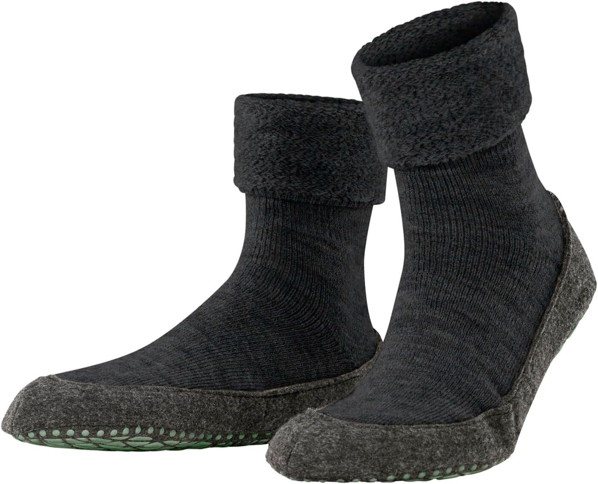 FALKE Herren Cosyshoe Stoppersocken atmungsaktive klimaregulierende geruchshemmende Wolle rutschfeste Noppen auf der Filzsohle komfortabel warm mit Plüsch strapazierfähig 1 Paar