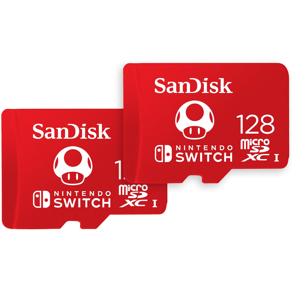 SANDISK 128GB microSD Karte, Super Mario Super Mushroom Edition