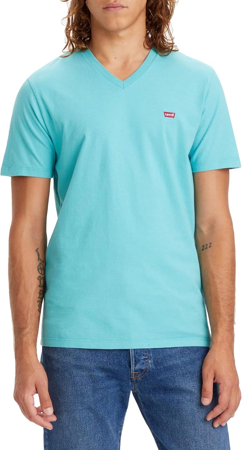 Levi's Herren Original Housemark V-Neck T-Shirt