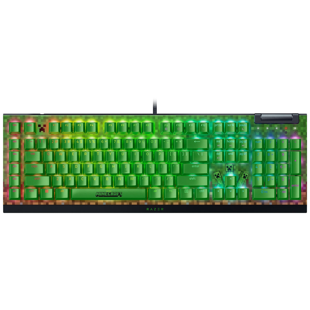 Razer BlackWidow V4 - Mechanische Gaming-Tastatur Chroma RGB (Mechanische Yellow Switches, 6 eigene Makro-Tasten, Doubleshot-ABS-Tastenkappen) QWERTZ DE-Layout | Schwarz
