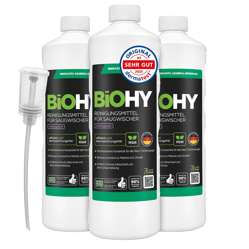 BiOHY Wischroboter Reiniger für Station mit Orangenduft (2 x 1 Liter)