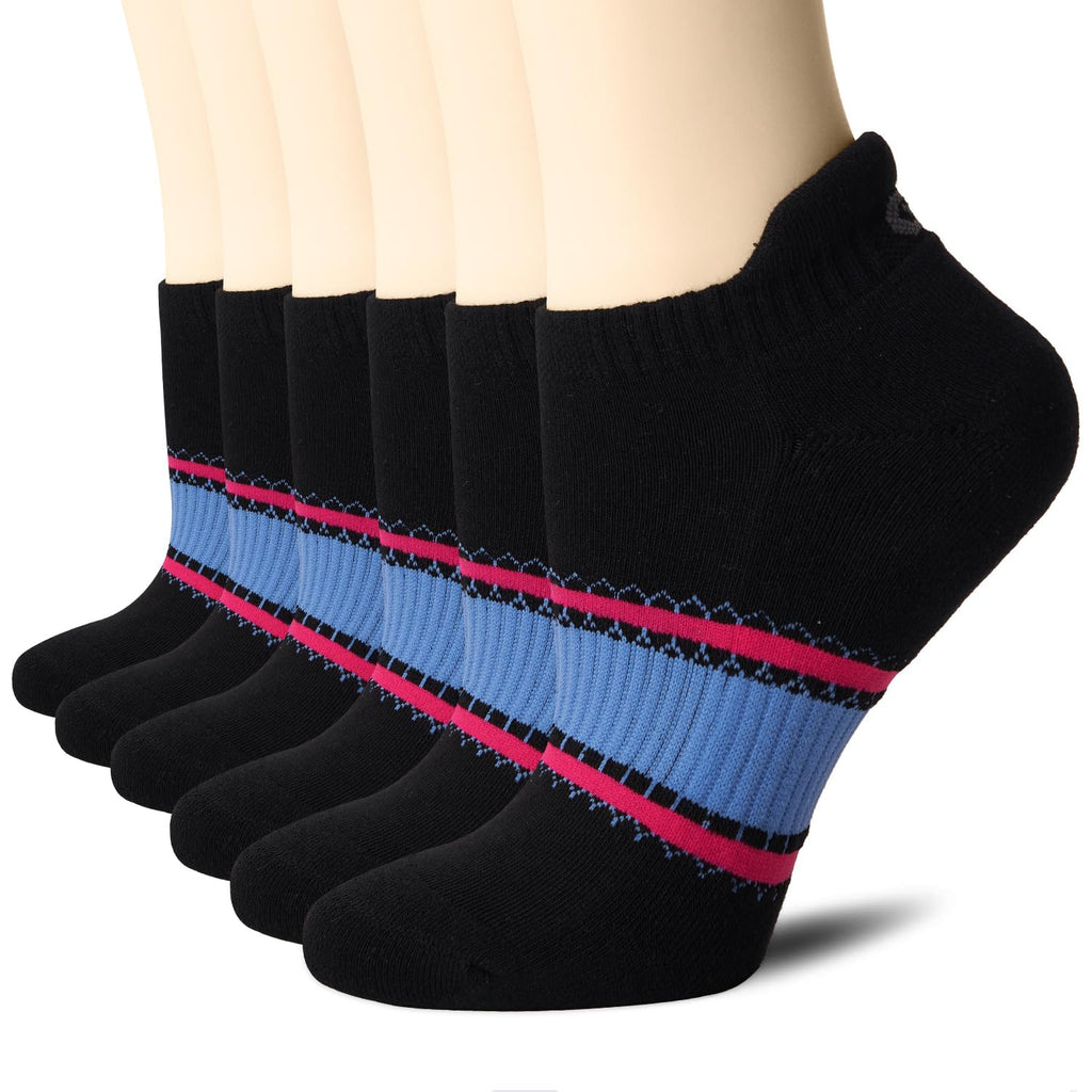CS CELERSPORT 6 Paar kurze Sportsocken für Damen und Herren, Sneaker-Socken für Laufen und Sport mit Fersenlasche