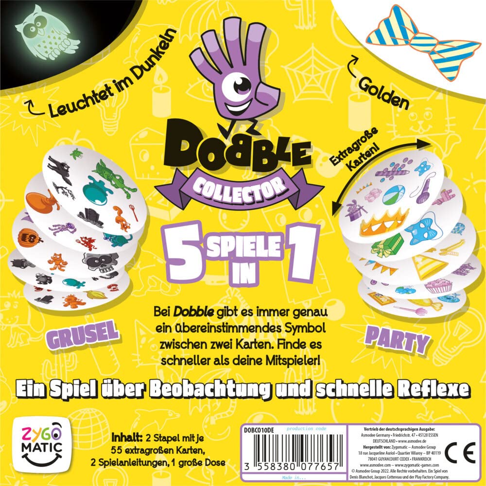 Asmodee, Dobble Bundesliga, Rasantes Familienspiel, Deutsch