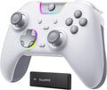EasySMX X05PRO Wireless PC-Controller, Gaming-Controller mit leisen Tasten, 2-stufigen Triggern, Hall-Effekt-Joysticks, 2 programmierbaren Tasten, 1000 mAh Akku, kompatibel mit PC/Switch/Android/iOS – Schwarz
