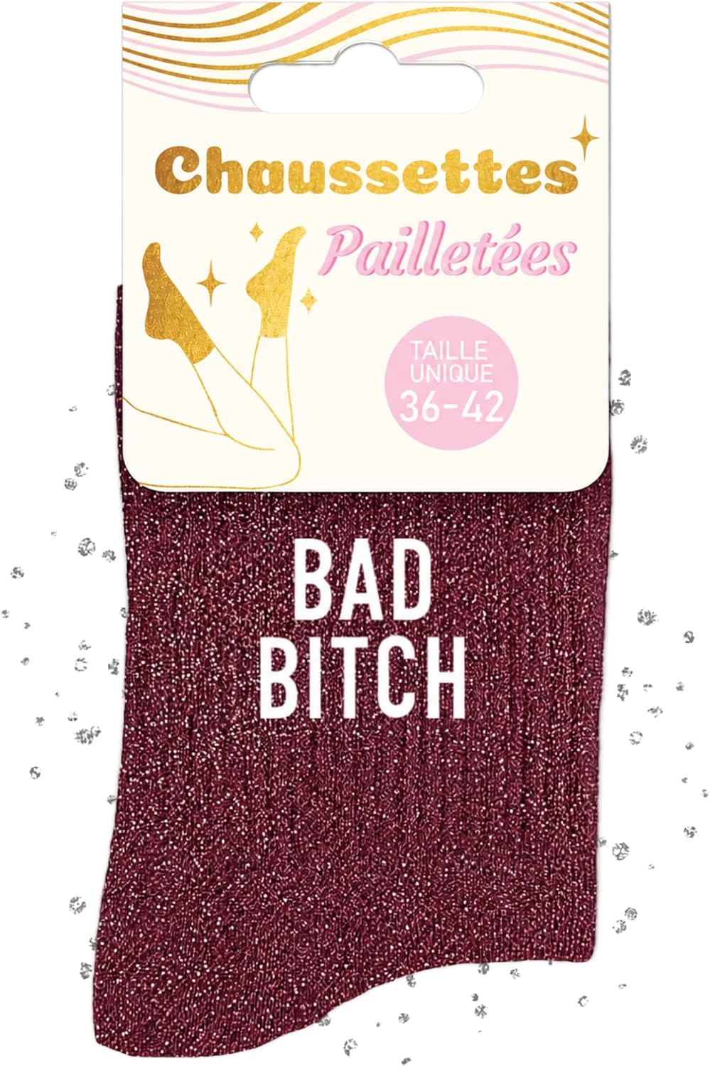 MASSA Chaussettes Paillettes - Taille Unique - Parfaite
