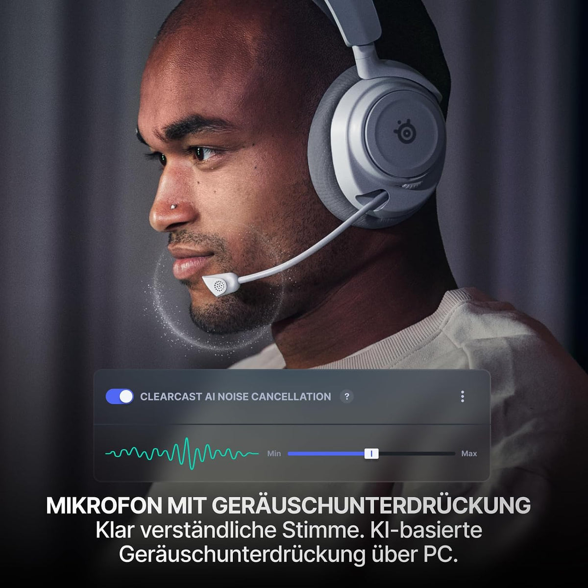 SteelSeries Arctis Nova 7 Wireless Gen 2 Multi-Plattform-Gaming-Headset - Echtzeit-App-Steuerung - Über 50 Std. Akkulaufzeit - 2,4 GHz/Bluetooth parallel möglich -PC, PS5, PS4, Switch 1/2, Mobilgeräte
