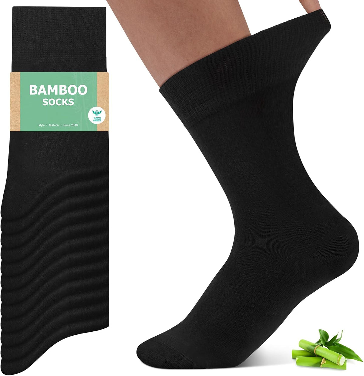 FALARY Chaussettes Bambou Homme Femme, Lot de 6/12 Chaussettes