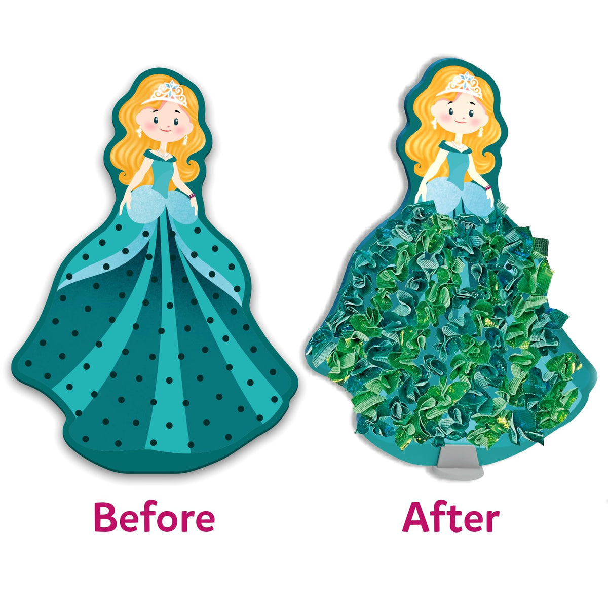Skillmatics Poke-in Art – Disney Princesses, Wood Craft Kit, Gift for Kids