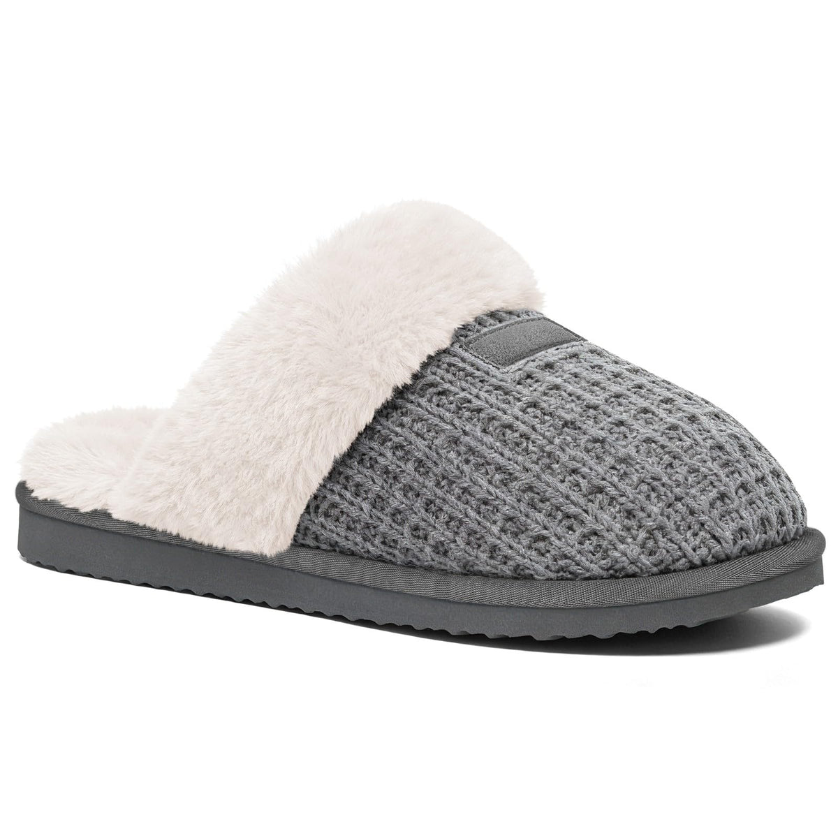 Litfun Fuzzy Slippers for Women Memory Foam Indoor House Shoes
