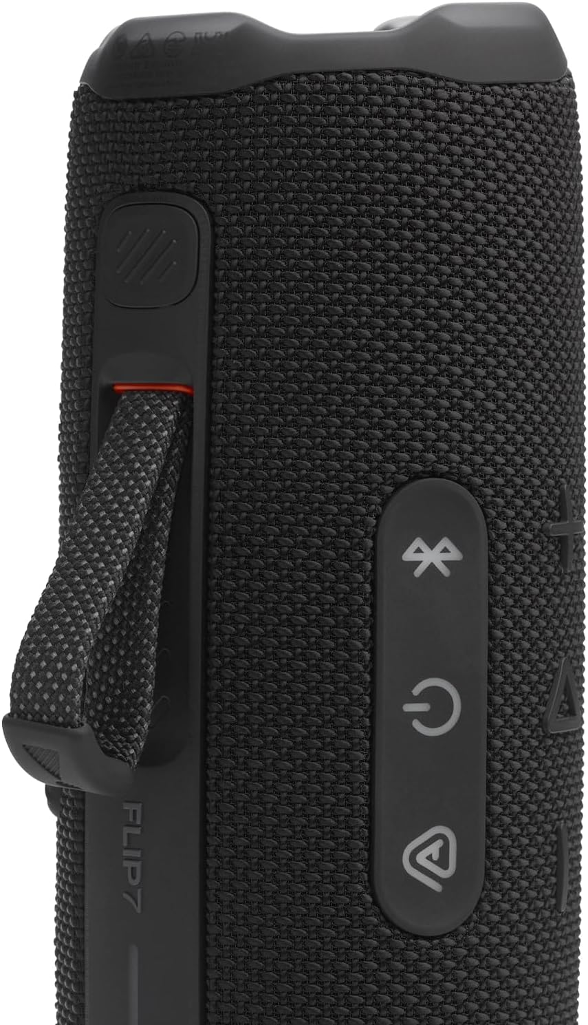 JBL Flip 7, kabelloser tragbarer Bluetooth-Lautsprecher, 16 Stunden Akkulaufzeit, IP68 wasserdicht, Staub- und stoßfest, JBL Pro Sound mit AI Boost, Auracast Multi-Speaker-Verbindung, Schwarz