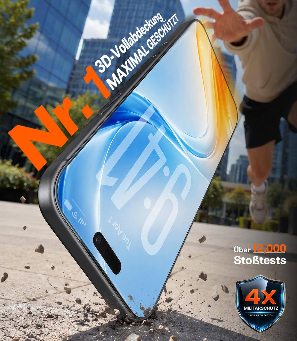 TORRAS für iPhone 18 Pro 9H+ Kratzfest Kameraschutz HD-Klares, Grau