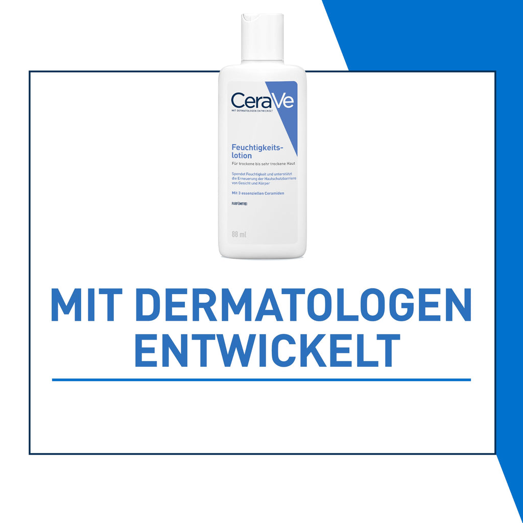 CeraVe Feuchtigkeitslotion für trockene Haut, Körper & Gesicht