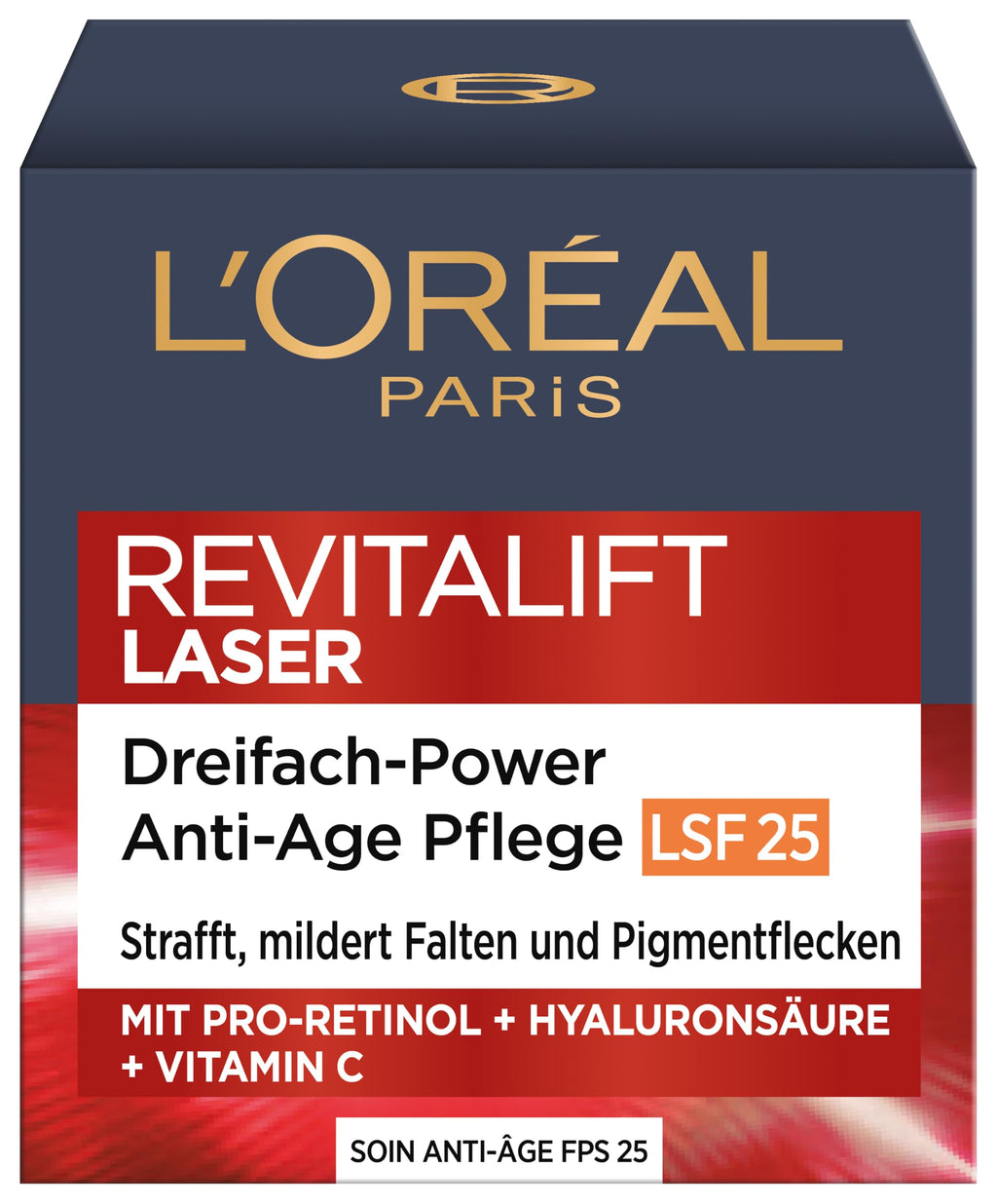 L'Oréal Paris Anti-Aging,Tagescreme gegen Falten, straffend, 50 ml