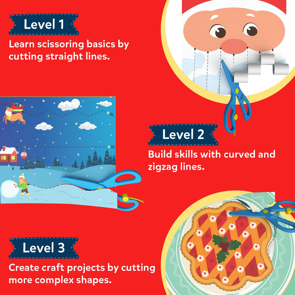 Skillmatics Snip Snip Halloween Craft, Scissor Skills, Felt Kits for Kids
