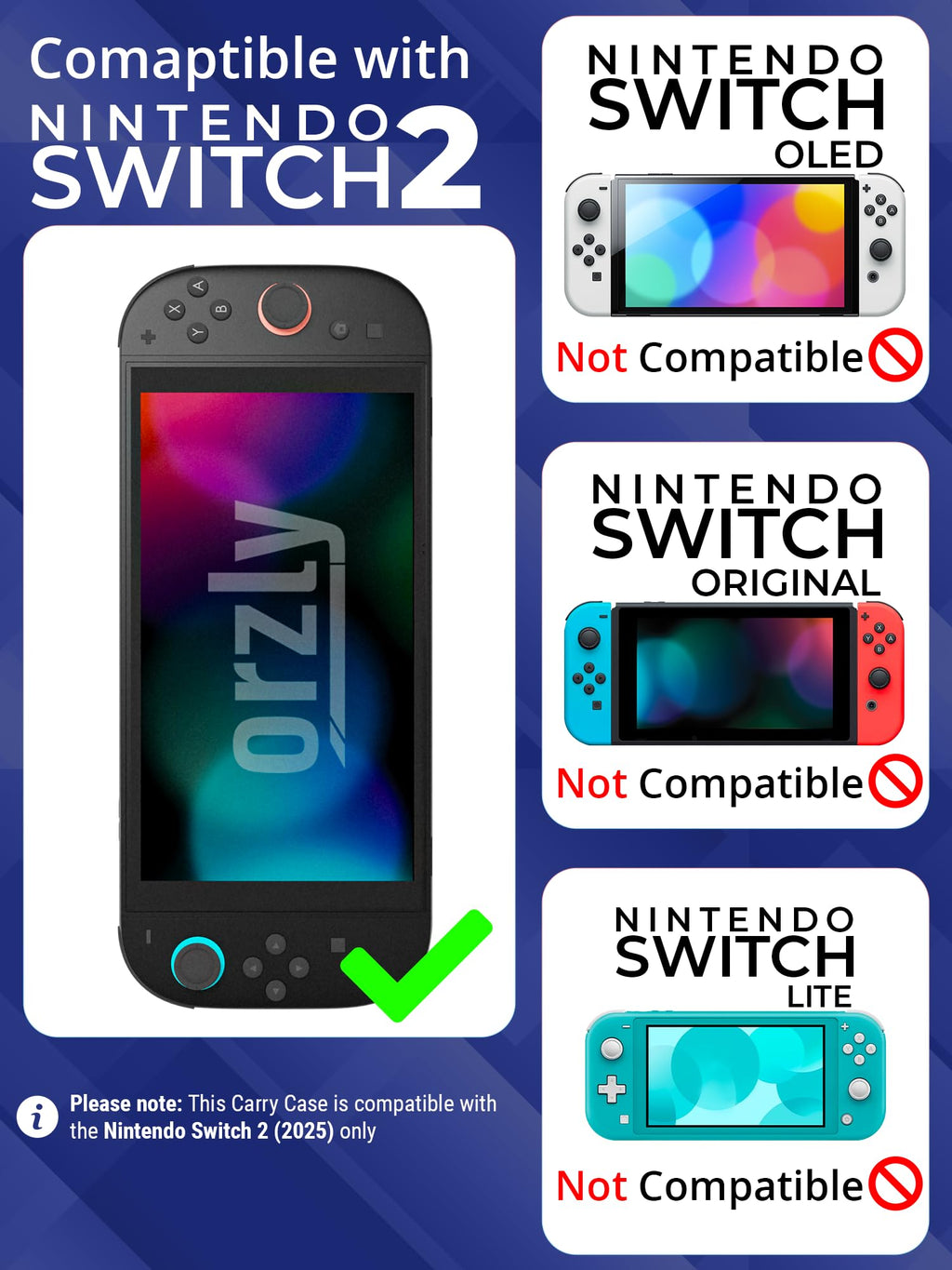 Orzly Tragetasche kompatibel mit Nintendo Switch Lite (2019) – Aufbewahrungstasche - Hartschalen Case/Hülle/Schutzhülle für die Verwendung mit der Nintendo Switch Lite Konsole & Accesoires - ROSA