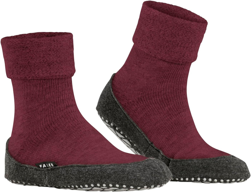FALKE Herren Cosyshoe Stoppersocken atmungsaktive klimaregulierende geruchshemmende Wolle rutschfeste Noppen auf der Filzsohle komfortabel warm mit Plüsch strapazierfähig 1 Paar