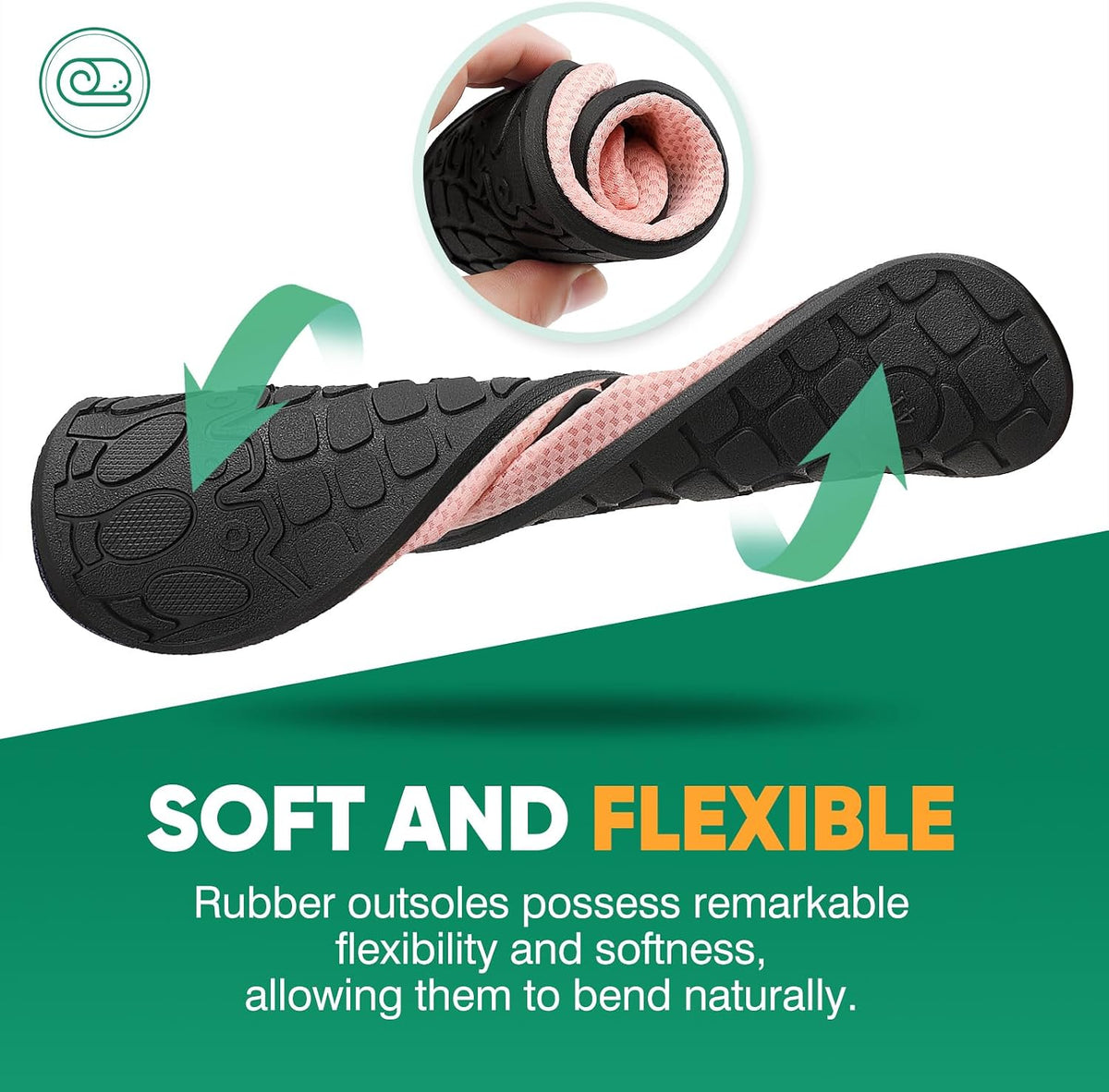 Water Shoes for Women Men Quick-Dry Beach Swim Socks with Non-Slip Sole