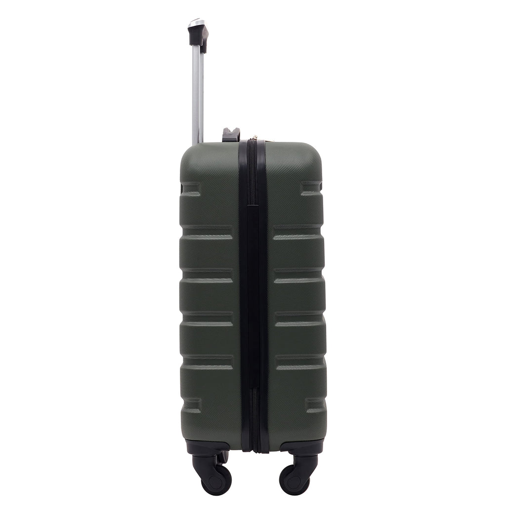 Wrangler 22" Hardside Spinner Carry-On Luggage, Charcoal