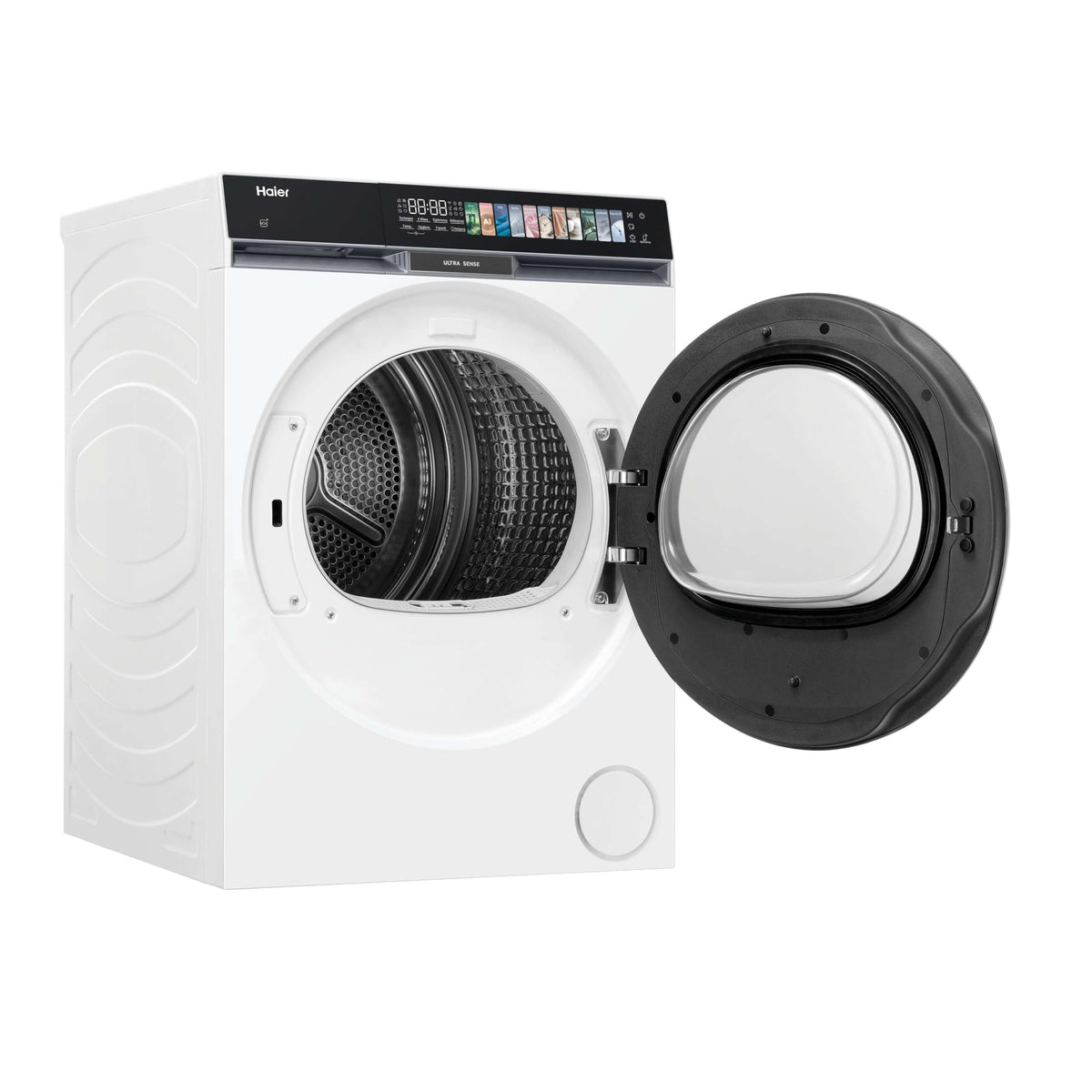 Haier Wärmepumpentrockner 9kg I G7 Serie I Klasse B I AI Power Inverter Motor, iOn Air Fresh, Pillow-Schontrommel, Automatik- & Hygiene-Programm, hOn AppI HD90-B667U1