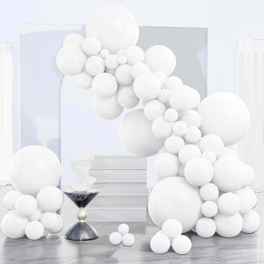 PartyWoo Black Balloons 140pcs Different Sizes of 18 12 10 5 Inch