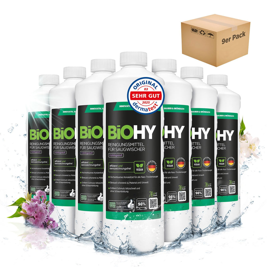 BiOHY Wischroboter Reiniger für Station mit Orangenduft (2 x 1 Liter)