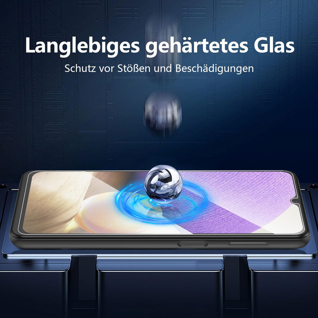 NEW'C Schutzfolie für Samsung Galaxy A35 5G für Panzerglas