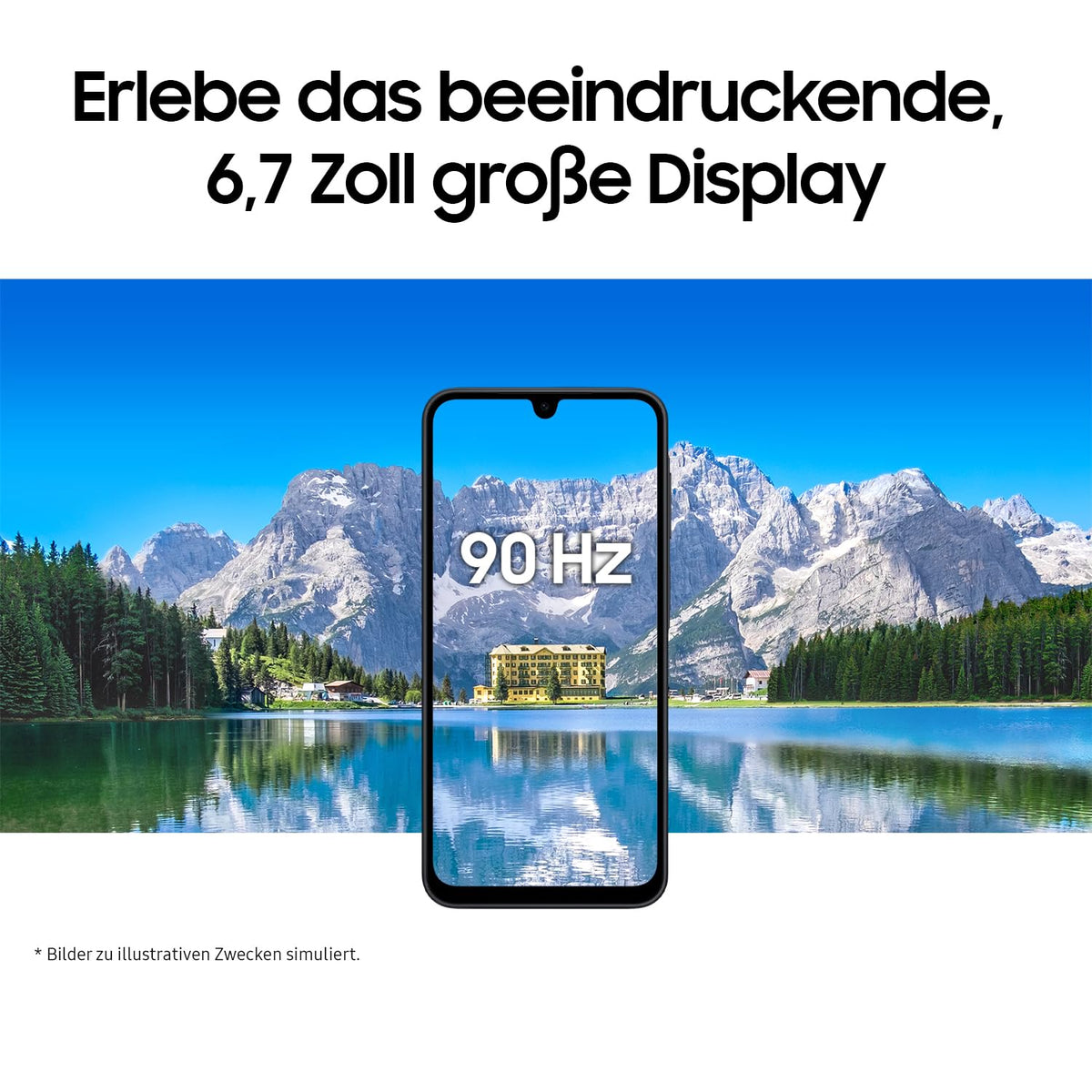 Samsung Galaxy A17 5G AI Smartphone, KI-Handy mit Android, Dünner 7,5-mm-Rahmen, 50-MP-Kamera, 128 GB Speicher, 4 GB RAM, 5.000-mAh-Akku, Black, 2,5 Jahre Herstellergarantie [Exklusiv auf Amazon]