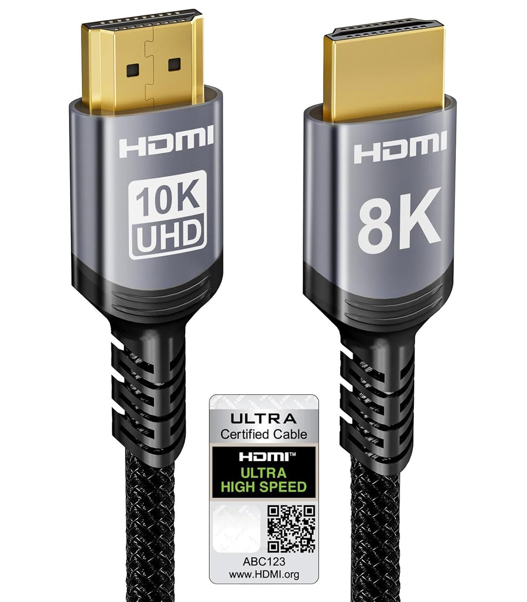 Sniokco 10K 8K 4K HDMI 2.1 Kabel 7.62Meter Zertifiziert 48Gbps High Speed