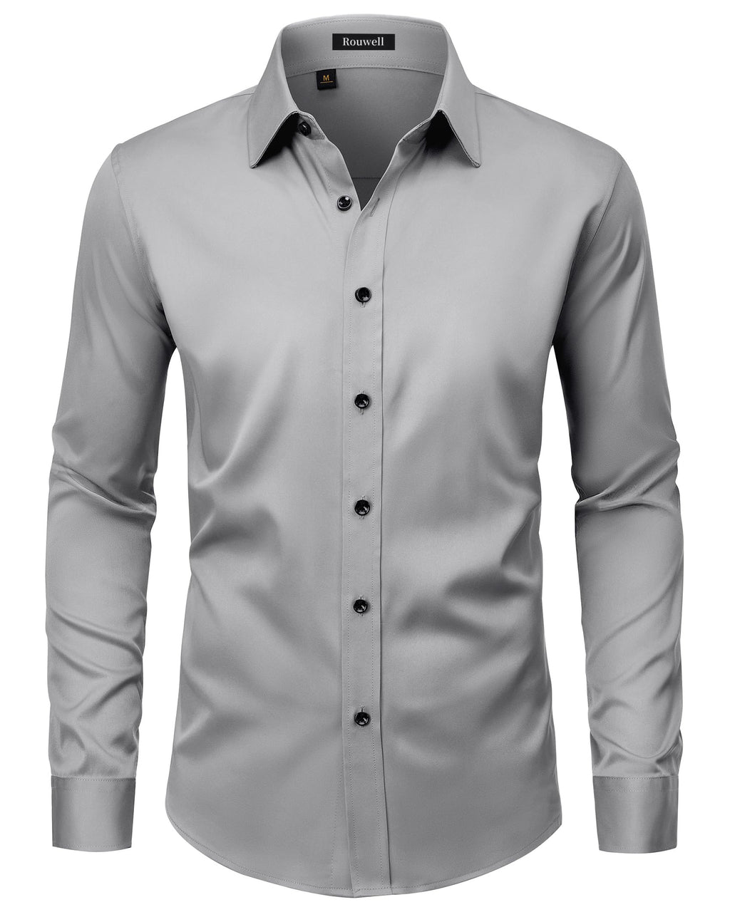 Men’s Wrinkle Free Dress Shirts Regular Fit Long Sleeve Non Iron Business Casual Wedding Stretch Button Down Shirt