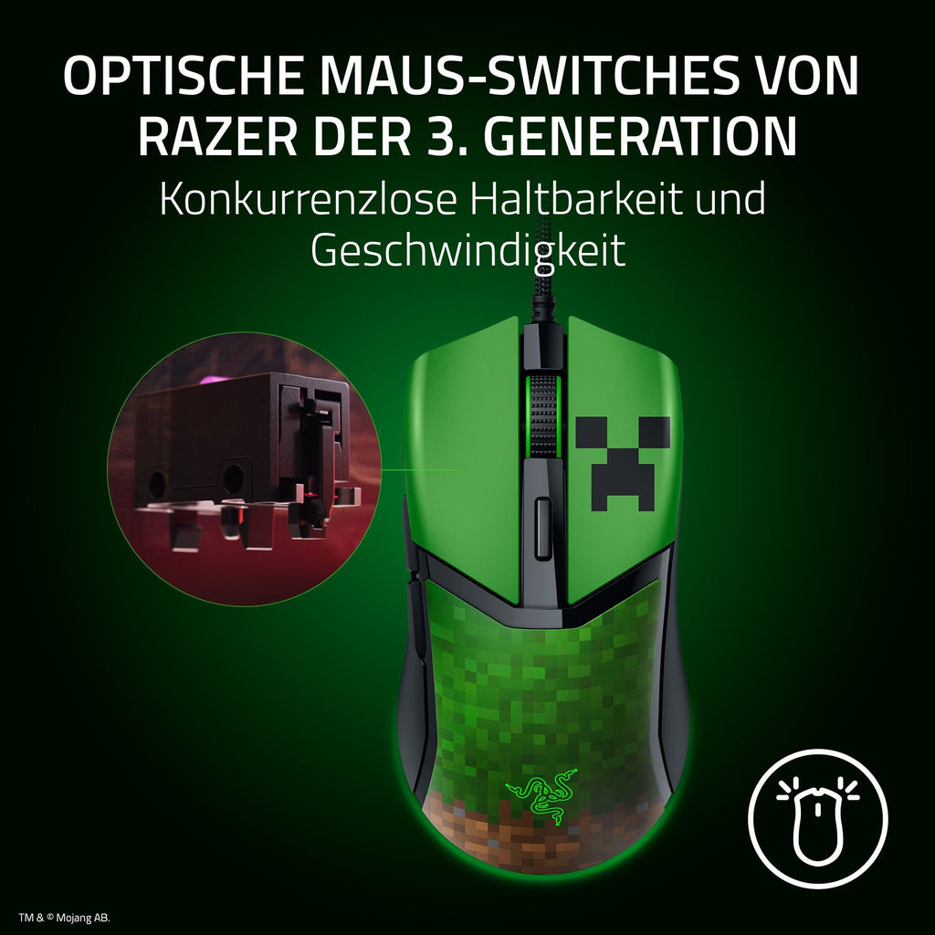 Razer Cobra Pro - kabellose Gaming-Maus mit RGB - Optischer Focus Pro Sensor mit 30K DPI (10 Anpassbare Tasten, HyperSpeed Wireless Polling 8K Hz, Bluetooth, Chroma-Beleuchtung mit 11 Zonen) Weiß