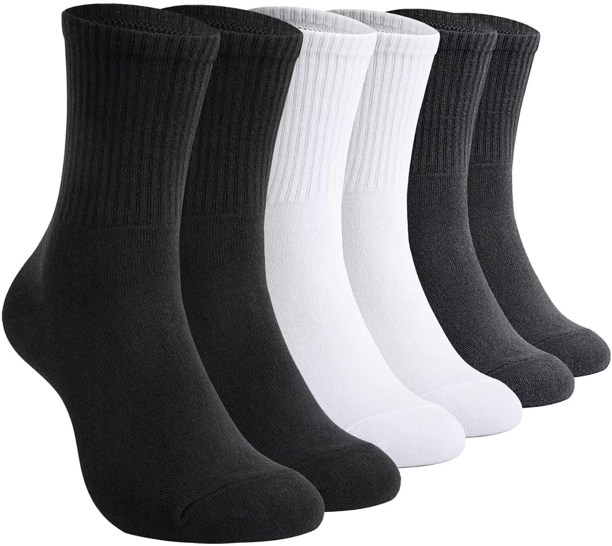 Chaussettes Homme Femme Coton Sport Tennis Course Golf (Lot de 6/12)