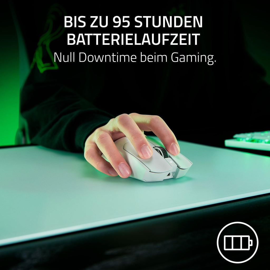 Razer Viper V3 HyperSpeed - Kabellose Esports Gaming-Maus - Focus Pro 30K DPI Sensor - bis zu 280 Std. Akku, Mechanische Maus-Switches 2th Generation - kabellose Abtastrate 4000Hz- PC/Mac | Schwarz
