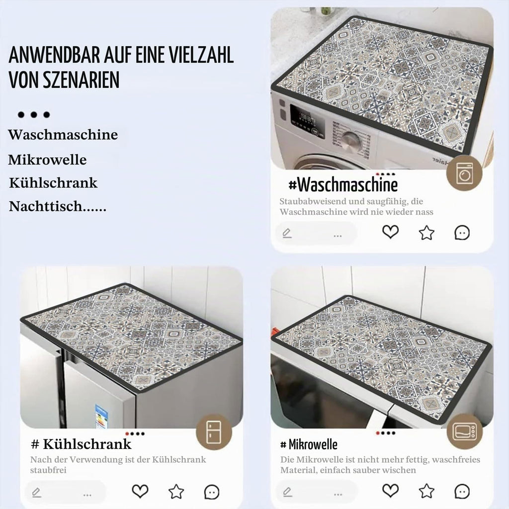 YeahBoom Waschmaschinenauflage 60x60cm,Waschmaschinenabdeckung Universal