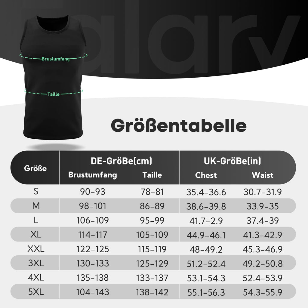 FALARY 3er-/6er-Pack Herren-Unterhemd aus Baumwolle Tanktop Unterhemden S-5XL