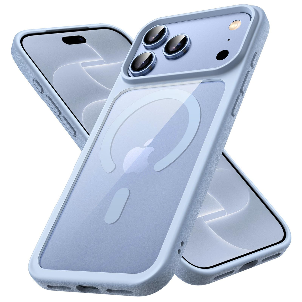 JETech Magnetische Hülle für iPhone 17, Durchsichtig