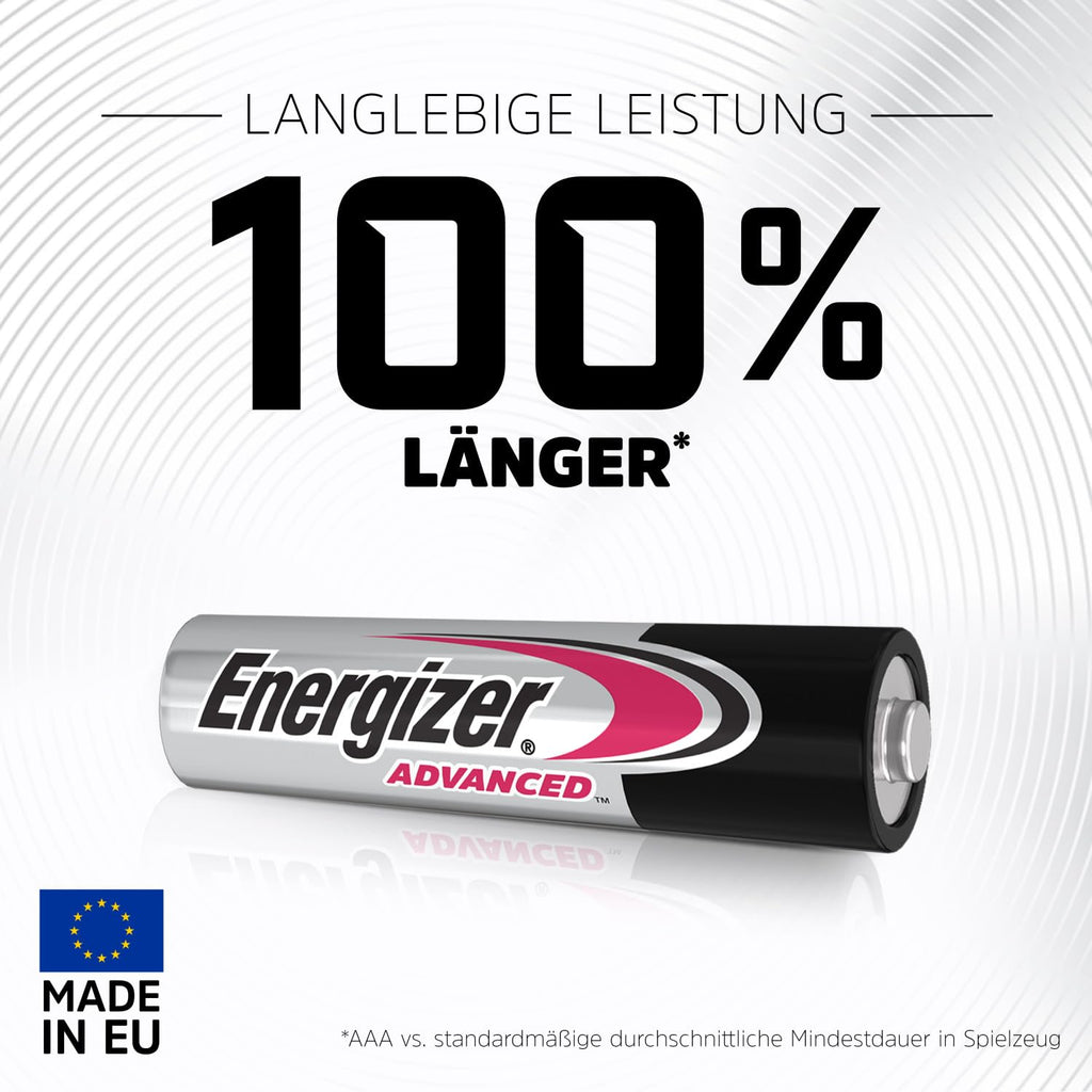 Energizer Advanced - AA Batterien (24 Stück) - 1,5V Alkali-Batterien