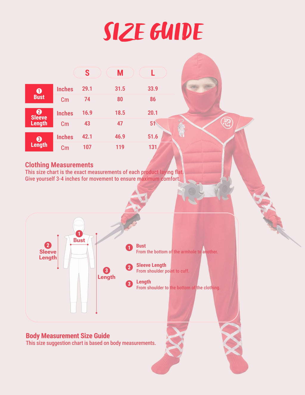Spooktacular Creations Halloween Ninja Costume, Ninja Outfit Set for Kids, Halloween Costumes for Boys Dress Up Party