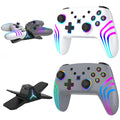 Reddening Switch 2 Controller für Switch/Switch 2/Switch Lite/Switch OLED,Switch Controller mit Doppel Vibration,Switch 2 Pro Controller mit 6 Achsen Gyro,Hall Joystick,Aufwachen,Turbo (Weiß Schwarz)